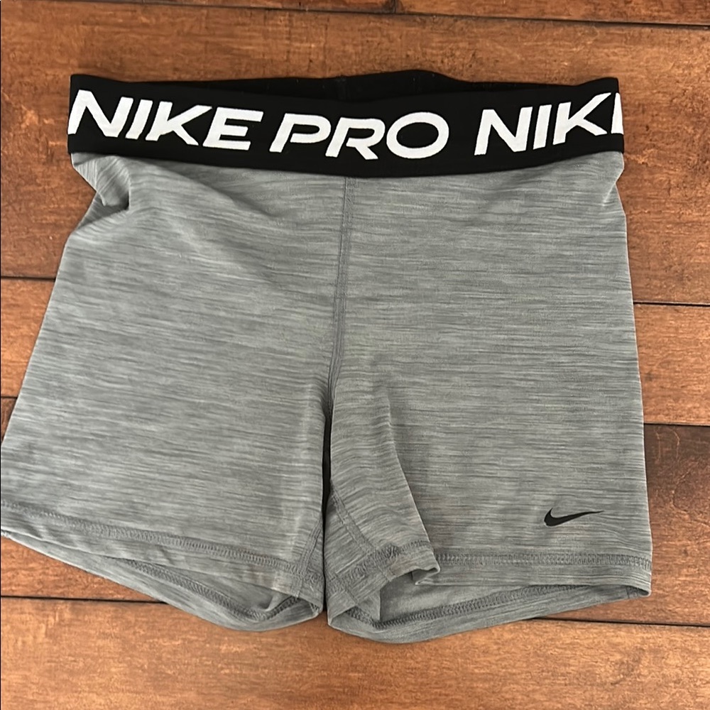 Nike Pro Gray Athletic Shorts